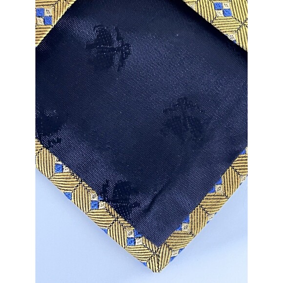 Brooks Brothers 346 Men’s Tie Multi Colored Pure Silk Textured USA 3.5 Wide - Picture 2 of 8